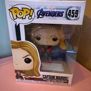 Marvel Captain Marvel Pop Figure with Blonde Hair